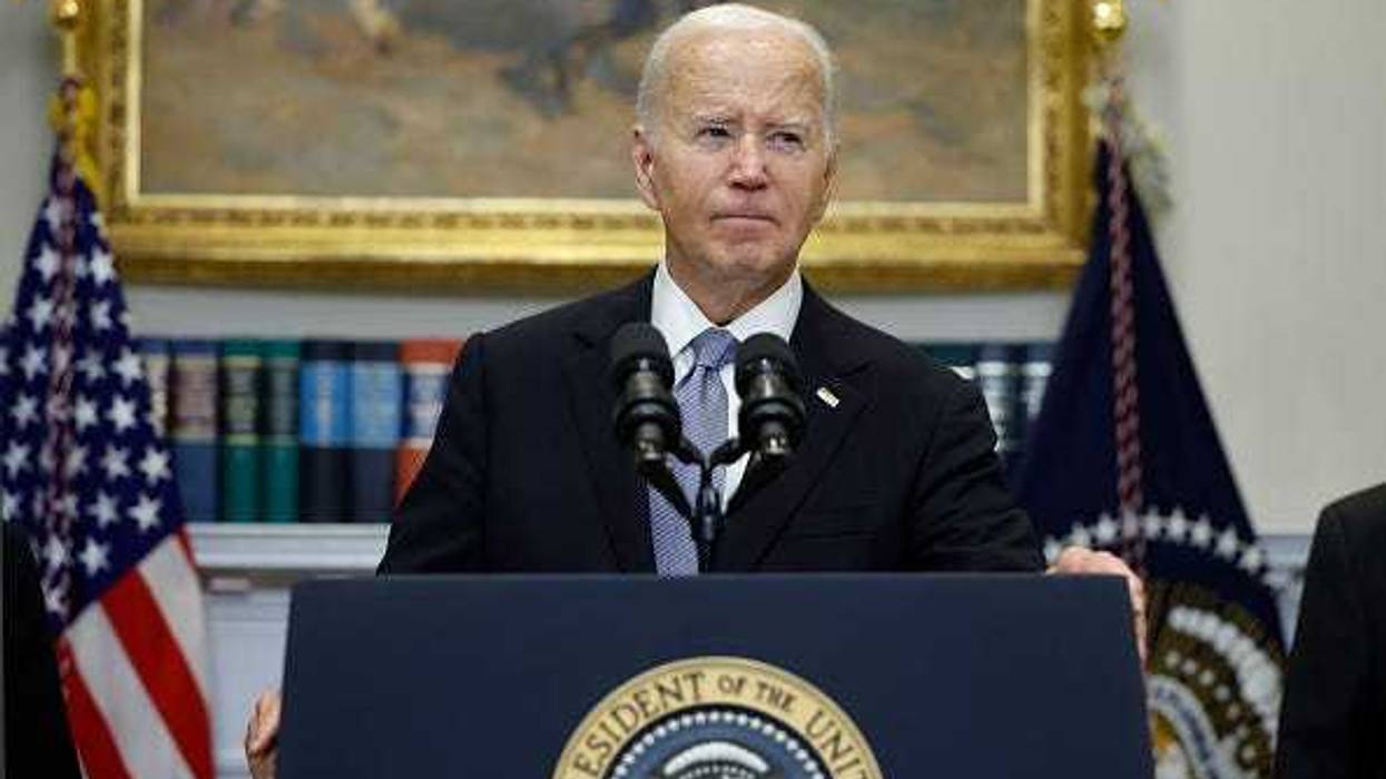 U.S. President Joe Biden delivers remarks on the assassination attempt on Republican presidential candidate former President Donald Trump at the White House on July 14, 2024 in Washington, DC.