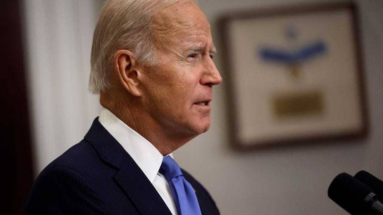 U.S. President Joe Biden delivers remarks on the federal government's response to Hurricane Ian in the Roosevelt Room at the White House on September 30, 2022 in Washington, DC.