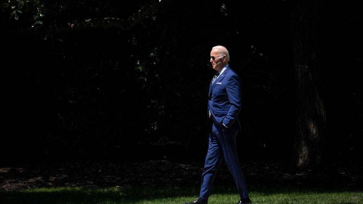 U.S. President Joe Biden departs the Oval Office and walks to Marine One on the South Lawn of the White House July 20, 2022 in Washington, DC.