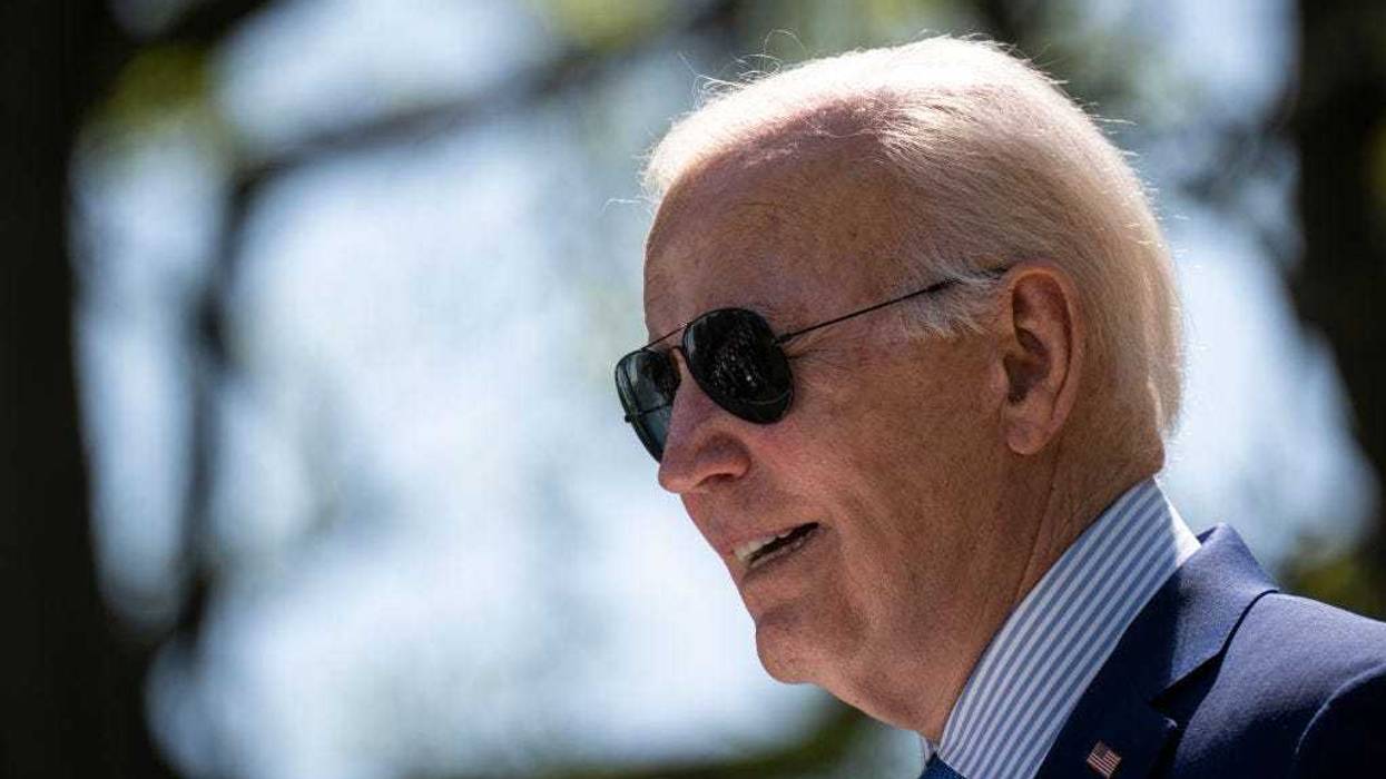 U.S. President Joe Biden speaks before signing an executive order that would create the White House Office of Environmental Justice, in the Rose Garden of the White House April 21, 2023 in Washington, DC.