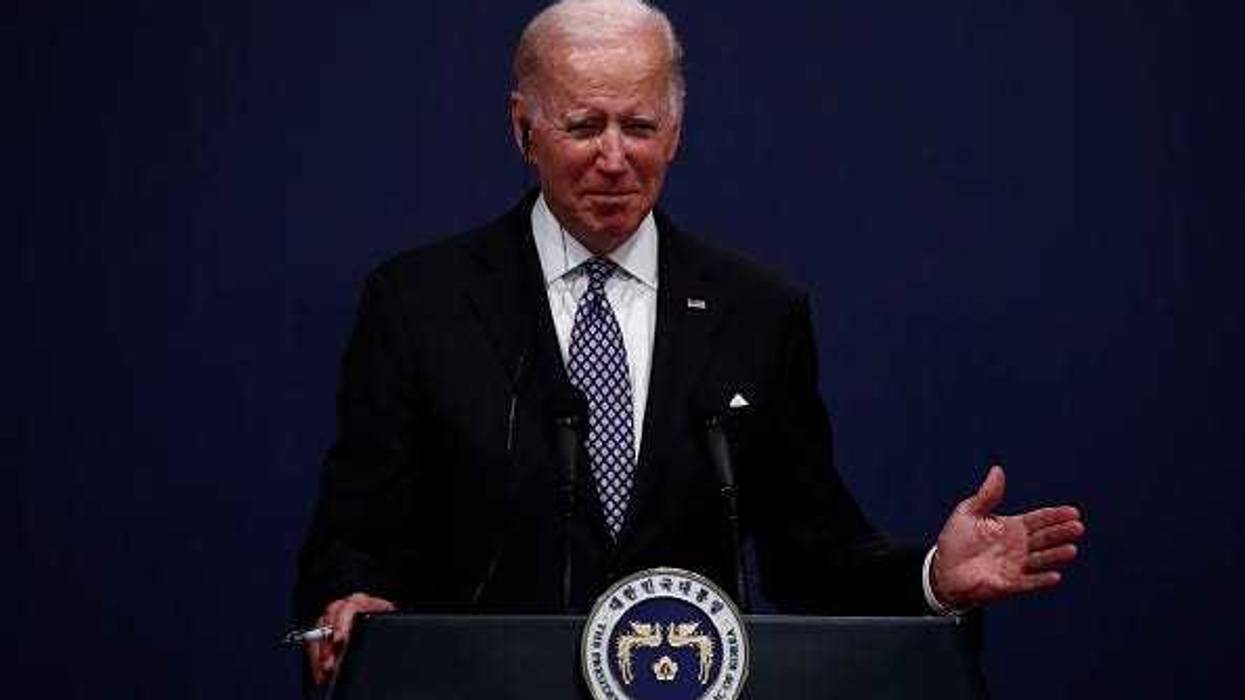 U.S. President Joe Biden speaks during a news conference with South Korean President Yoon Suk-yeol at the Presidential office on May 21, 2022 in Seoul, South Korea. U.S. President Joe Biden is visiting South Korea for his first summit with his South Korean counterpart Yoon Suk-yeol, and the two leaders are expected to discuss a range of issues, including North Korea's nuclear program and supply chain risks.