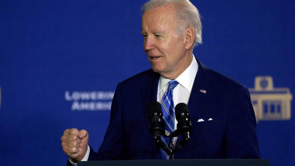 U.S. President Joe Biden speaks during an event to discuss Social Security and Medicare held at the University of Tampa on February 09, 2023 in Tampa, Florida. The visit comes two days after his State of the Union address in Washington, where accused some republicans of wanting to cut social security and medicare. (Photo by Joe Raedle/Getty Images)