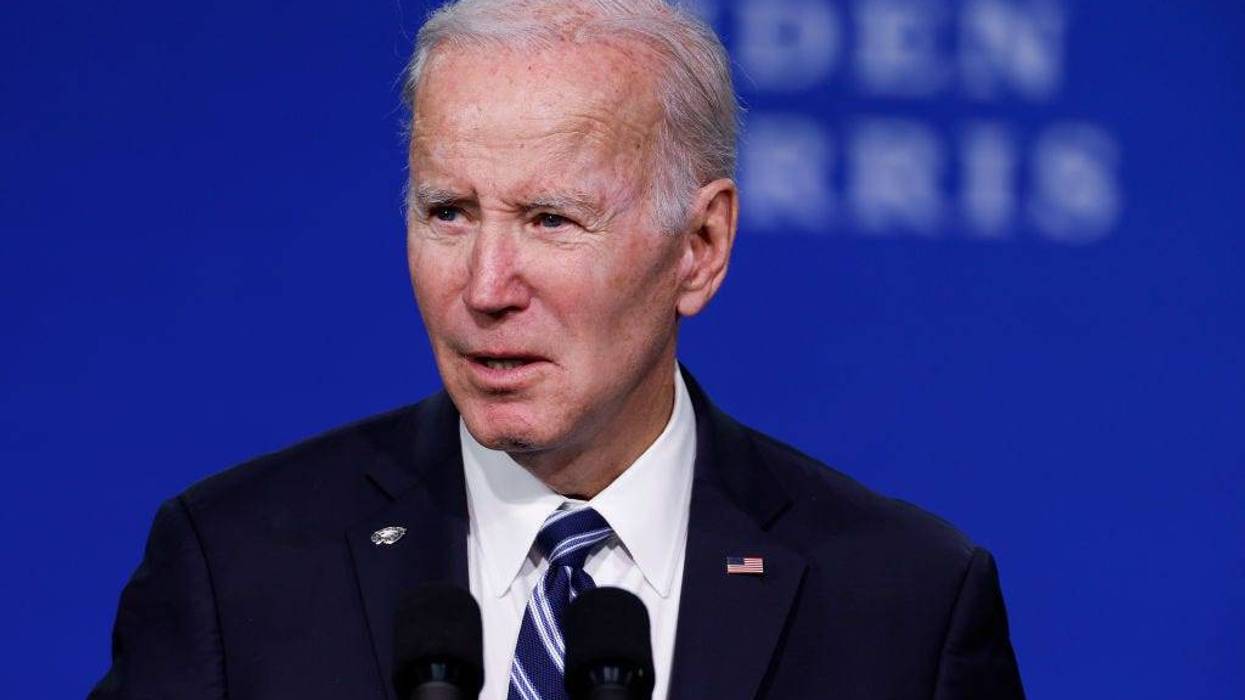 U.S. President Joe Biden speaks during the Democratic National Committee winter meeting on February 03, 2023 in Philadelphia, Pennsylvania.