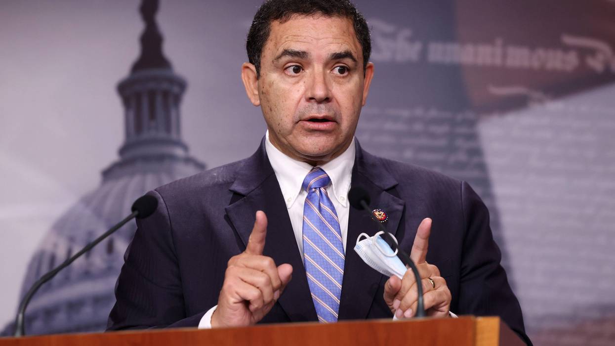 U.S. Rep. Henry Cuellar (D-TX) speaks on southern border security and illegal immigration, during a news conference at the U.S. Capitol on July 30, 2021, in Washington, DC.