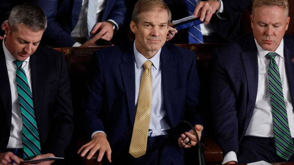 U.S. Rep. Jim Jordan (R-OH), Republican Speaker designee, watches as the House of Representatives votes for a third time on whether to elevate Jordan to Speaker of the House in the U.S. Capitol on October 20, 2023 in Washington, DC. After falling short in two consecutive votes for Speaker, Jordan vowed he would continue to try and lead the House, which has been without an elected leader since Rep. Kevin McCarthy (R-CA) was ousted from the speakership on October 4. (Photo by Chip Somodevilla/Getty Images)