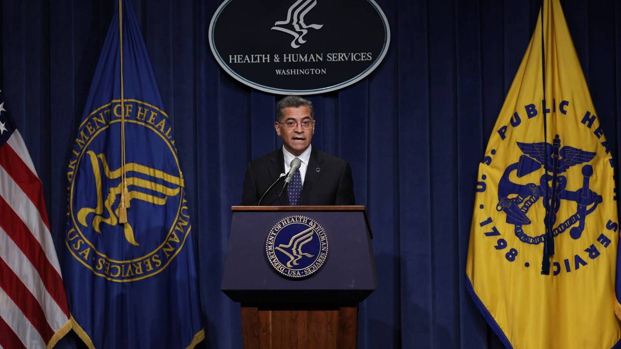 U.S. Secretary of Health and Human Services Xavier Becerra.