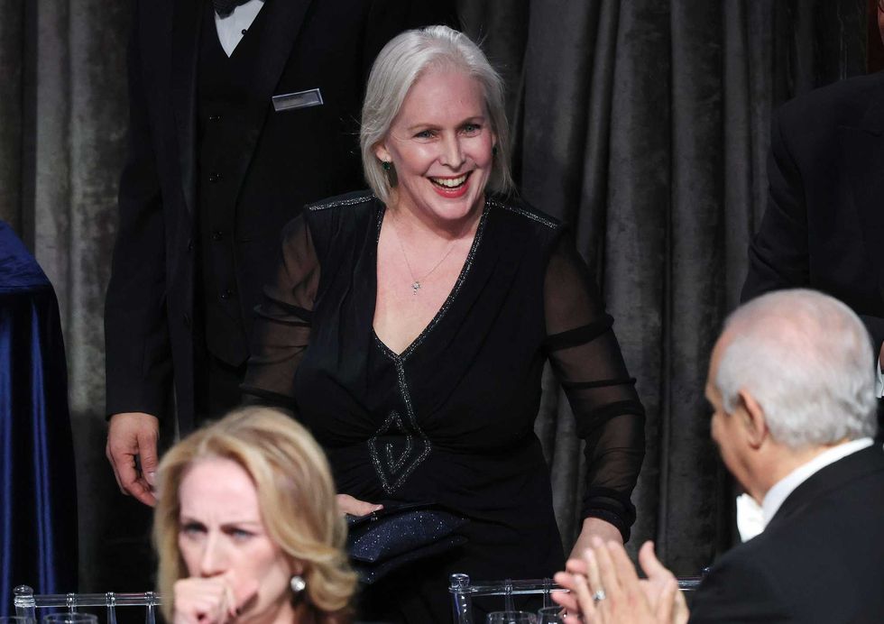U.S. Sen. Kirsten Gillibrand (D-NY) attends the annual Alfred E. Smith Foundation Dinner at the New York Hilton Midtown on October 17, 2024