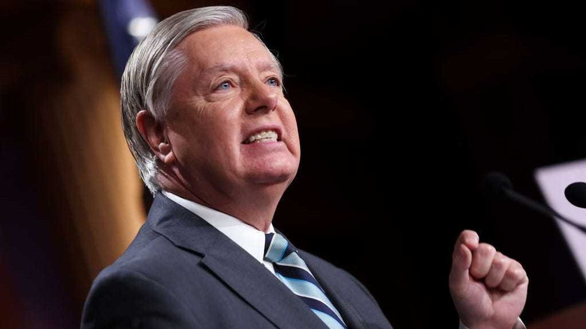 U.S. Sen. Lindsey Graham (R-SC) speaks at a press conference at the U.S. Capitol on August 05, 2022 in Washington, DC.