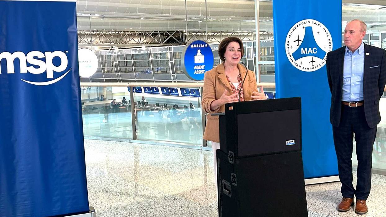 U.S. Senator Amy Klobuchar, speaking at MSP Airport Tuesday, is slamming claims coming from the White House about Tylenol use.
