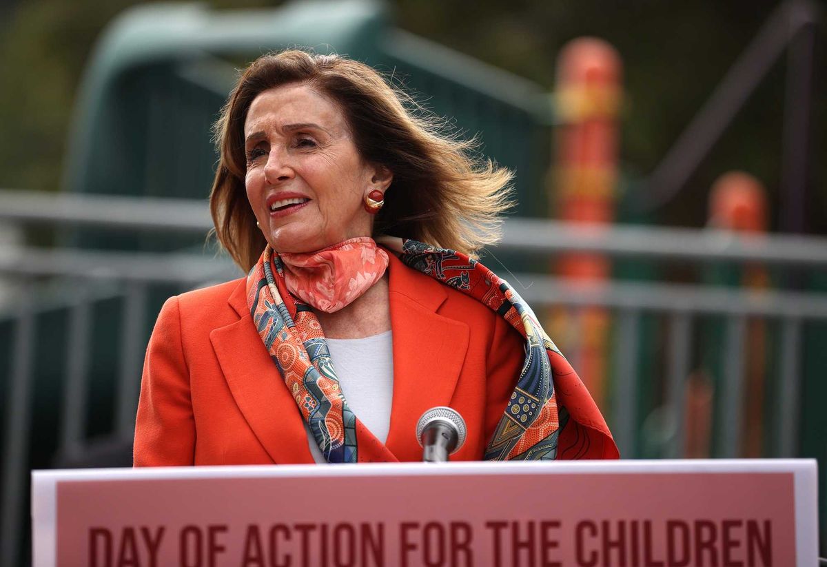 U.S. Speaker of the House Nancy Pelosi (D-CA) speaks during a Day of Action For the Children event at Mission Education Center Elementary School on September 02, 2020 in San Francisco, California.