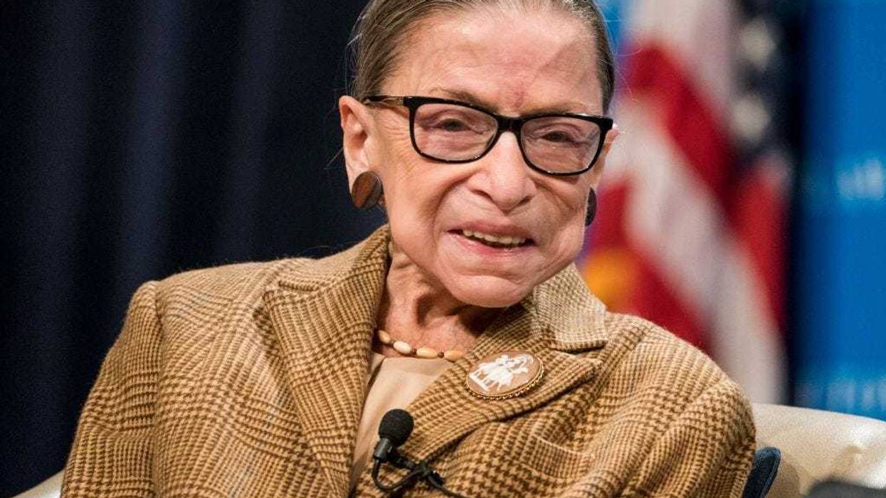 U.S. Supreme Court Justice Ruth Bader Ginsburg participates in a discussion at the Georgetown University Law Center on February 10, 2020 in Washington, DC.