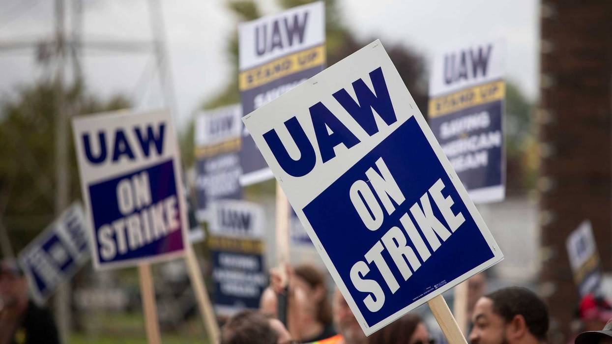 UAW on strike