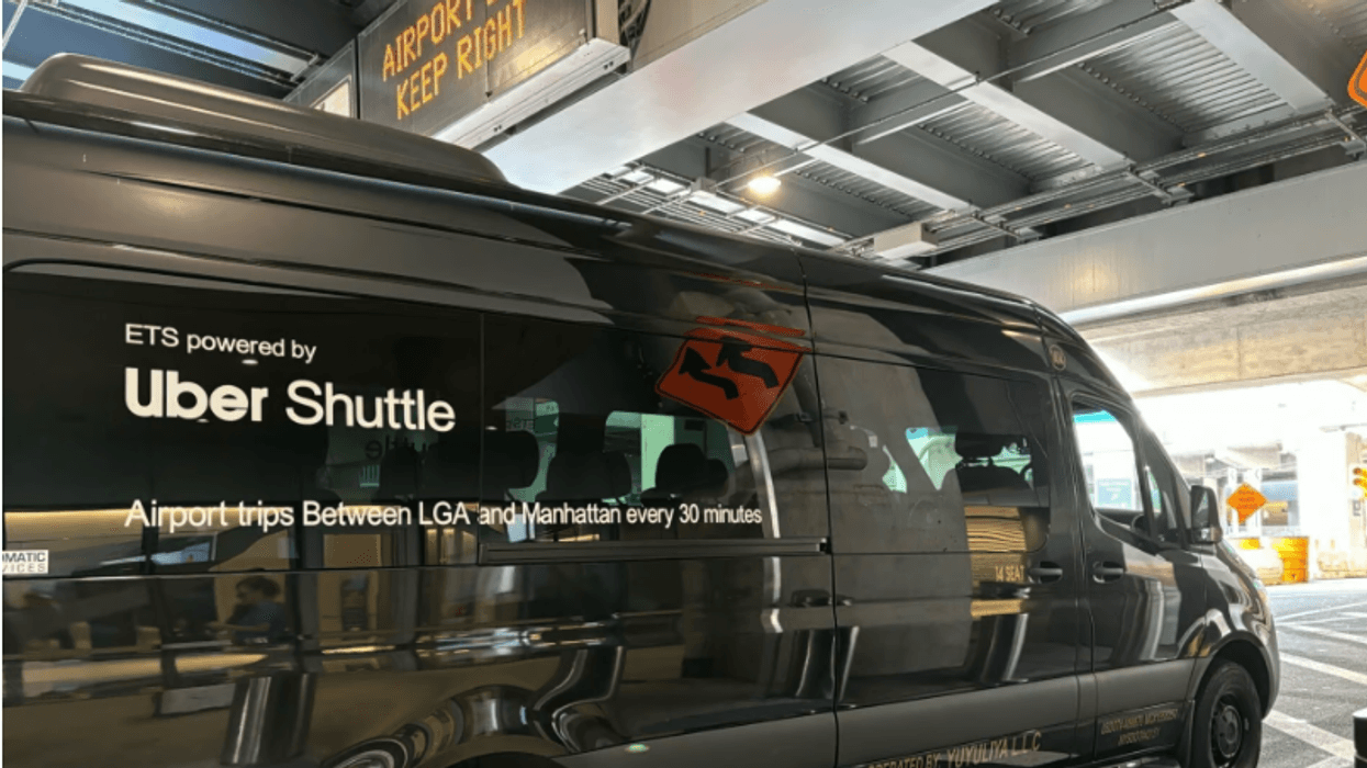 Uber launched low-cost shared shuttle rides to and from LaGuardia Airport and Manhattan.