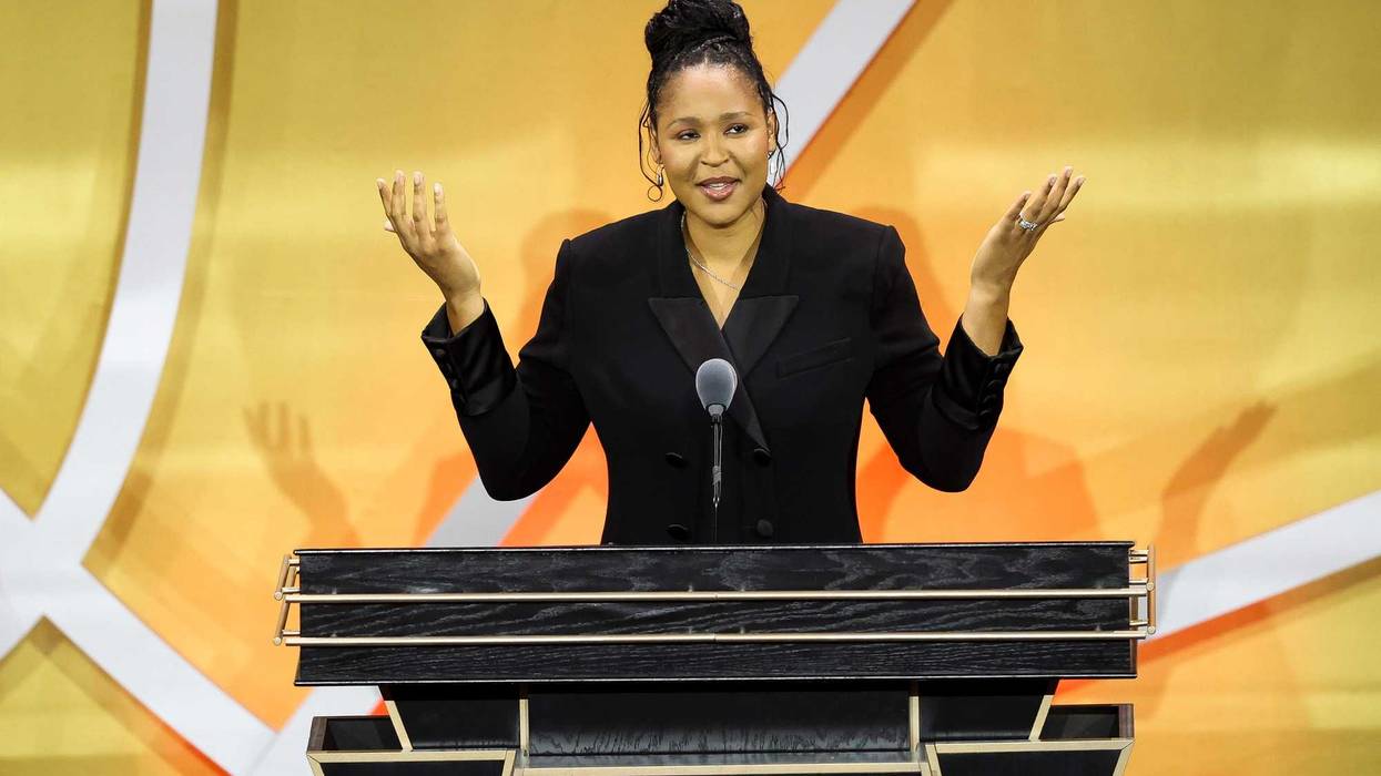 UConn great Maya Moore is inducted to the Naismith Basketball Hall of Fame in Springfield, MA, 9/6/25