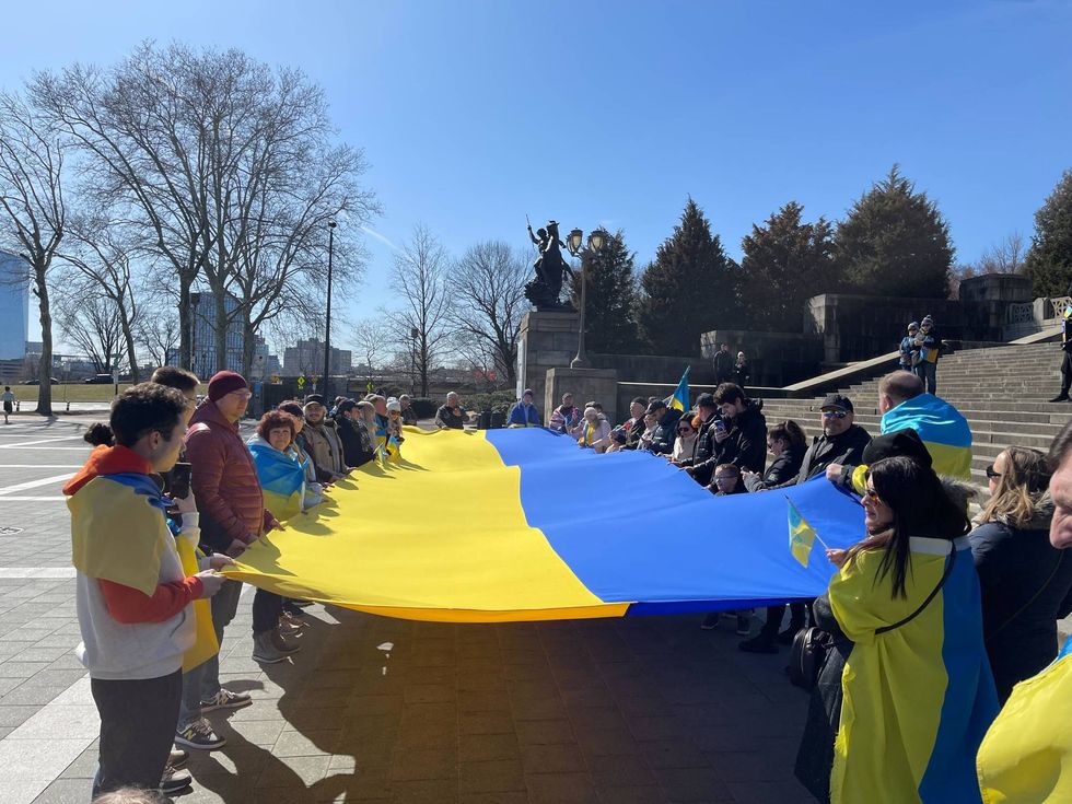 Ukraine rally