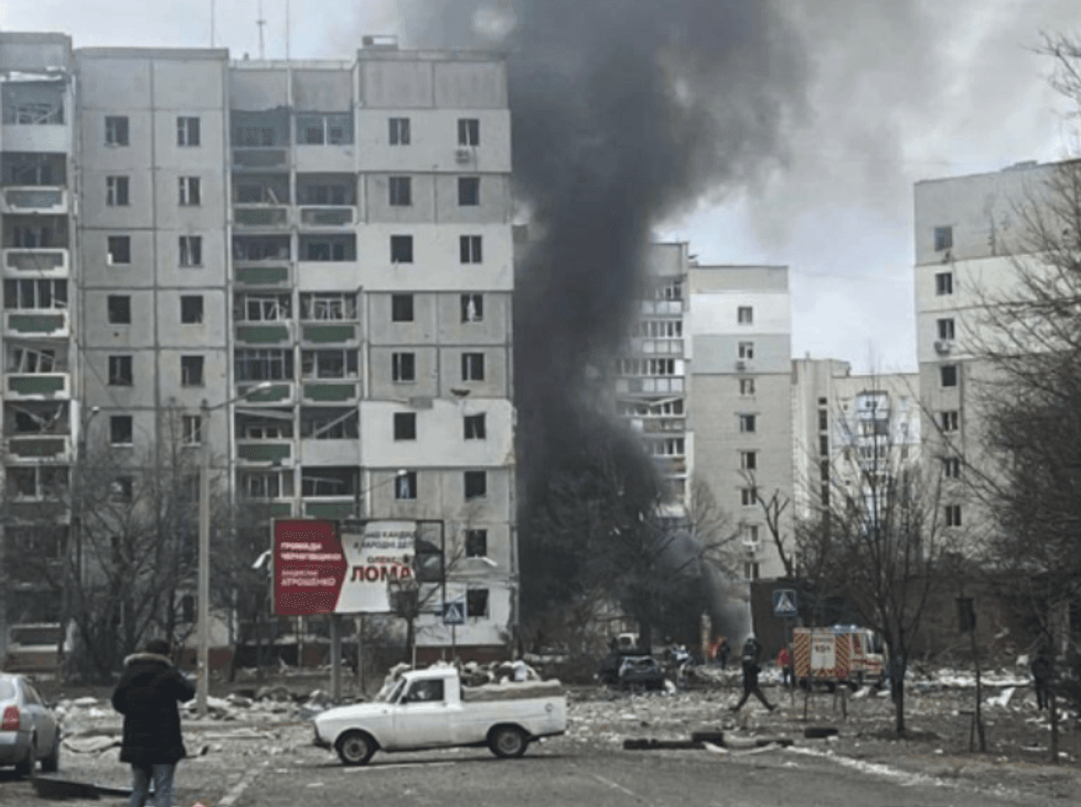 Ukraine said Russia struck residential buildings in Chernihiv
