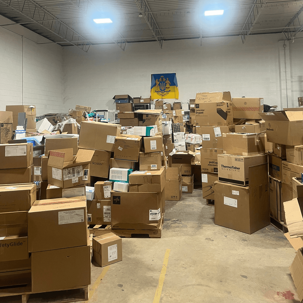 Ukrainian Federation of America warehouse