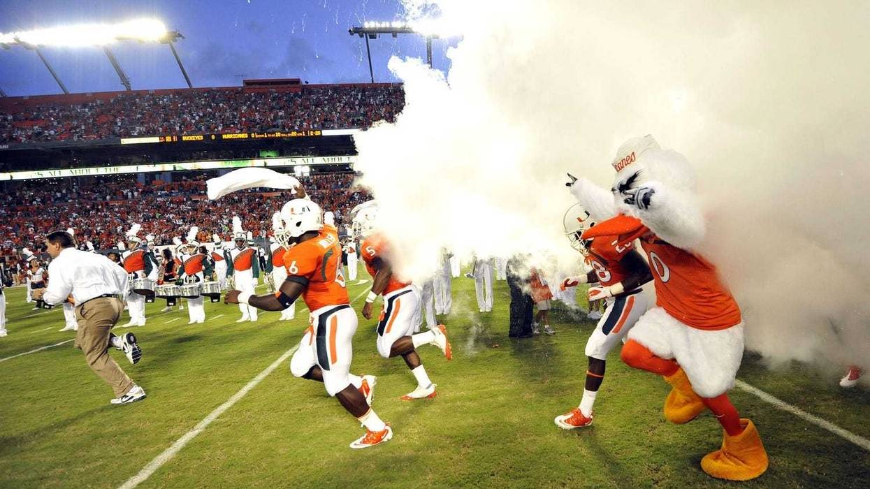 UM coming out of smoke