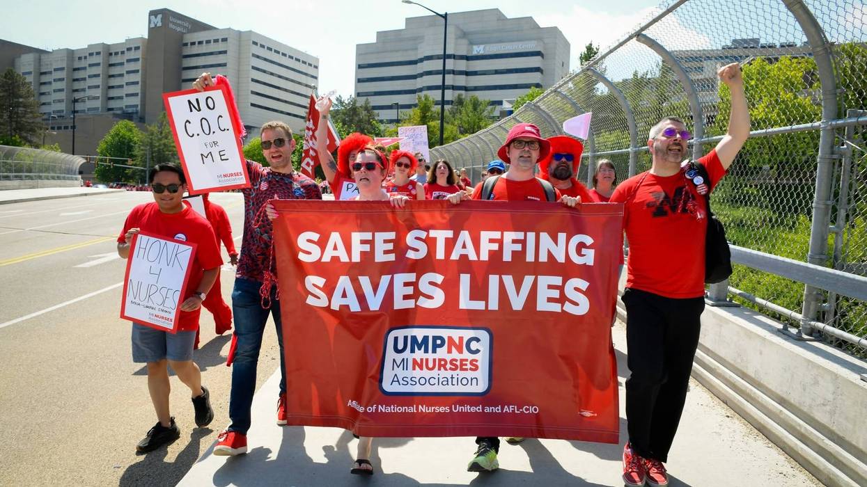 UM nurses hold informational picket in mid-May