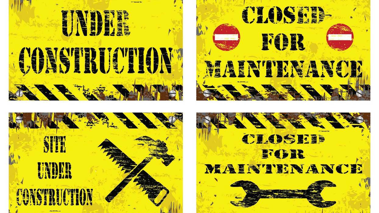 under construction sign