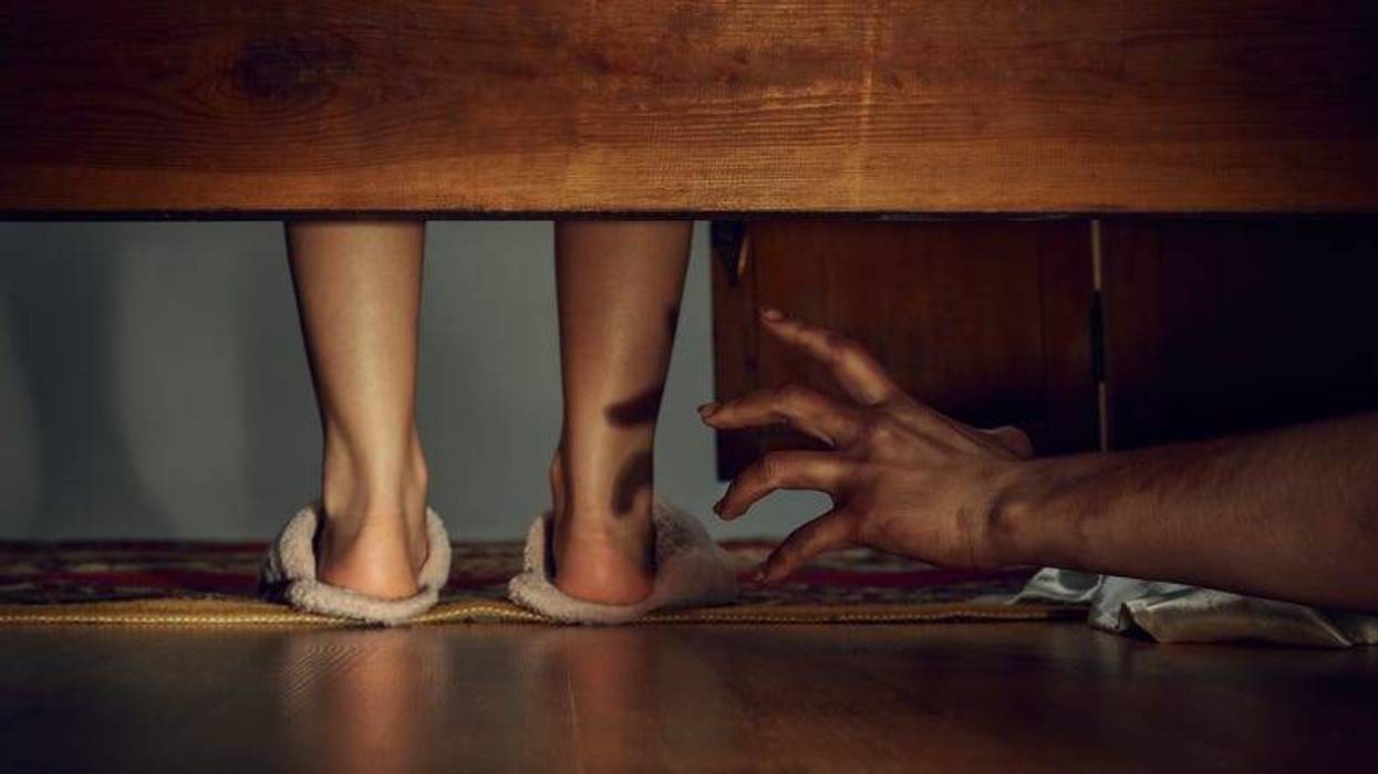Under the bed