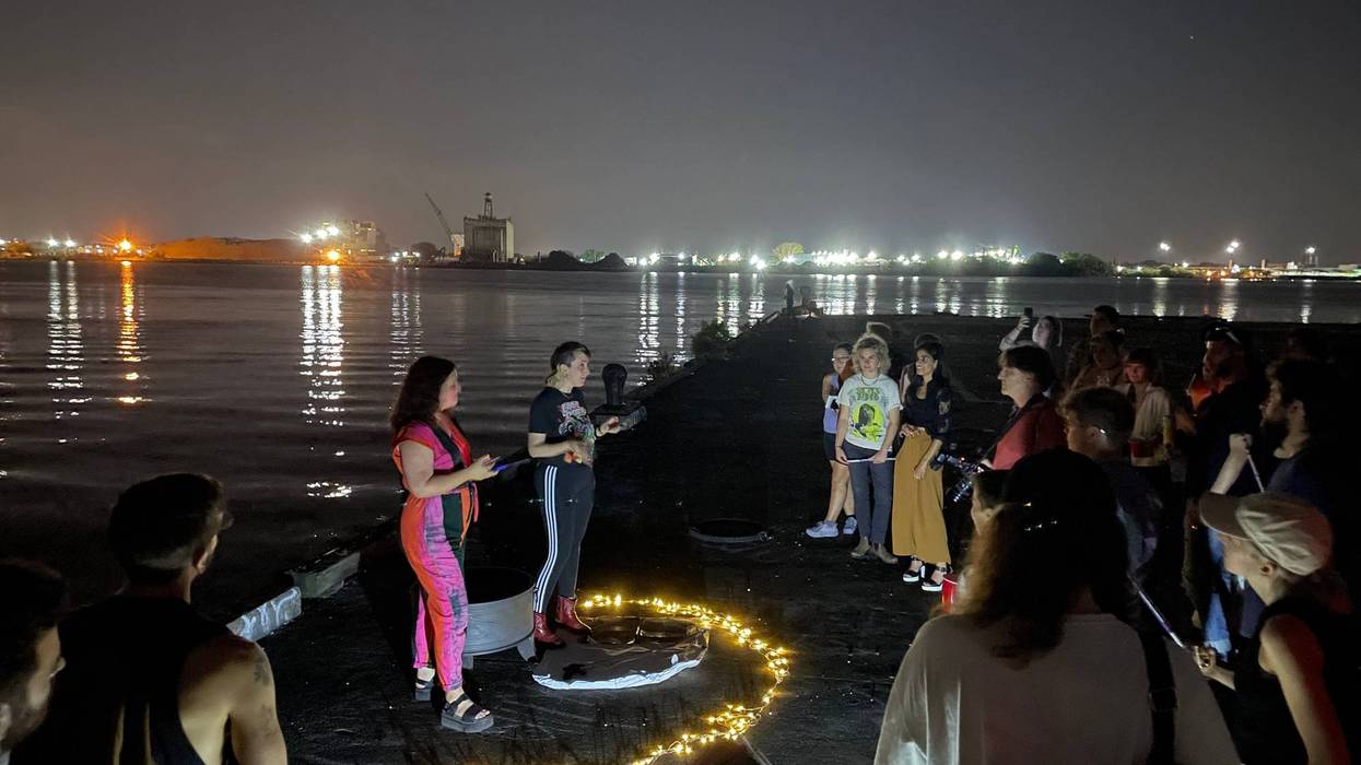 Undue Medical Debt burning ceremony