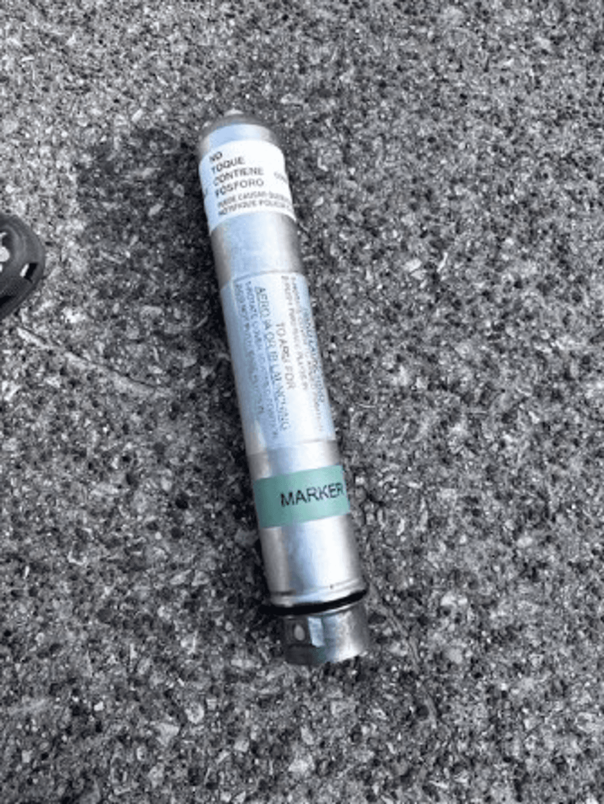 Unexploded pyrotechnic