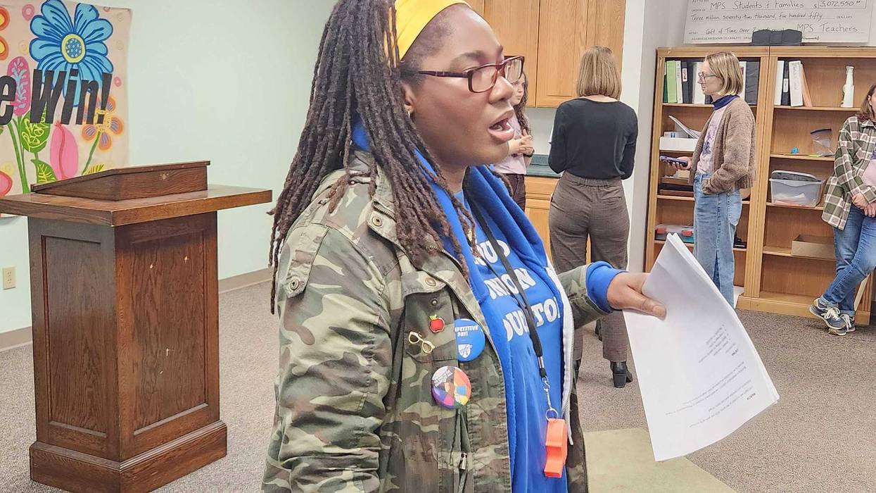 Union leader Marcia Howard.