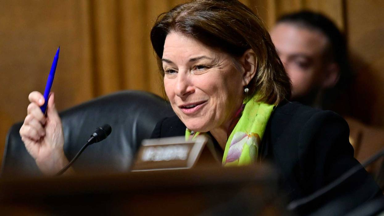 United States Senator, Amy Klobuchar speaks at Warner Music Group CEO Robert Kyncl and Singer/Actor FKA twigs Congressional Testimony – NO FAKES Act at Dirksen Senate Office Building on April 30, 2024 in Washington, DC.