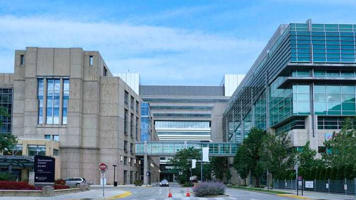 University of Chicago Hospital Complex consisting of multiple connected buildings