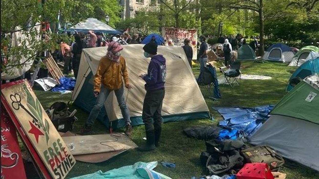 University of Chicago pro-Palestinian tent encampment.