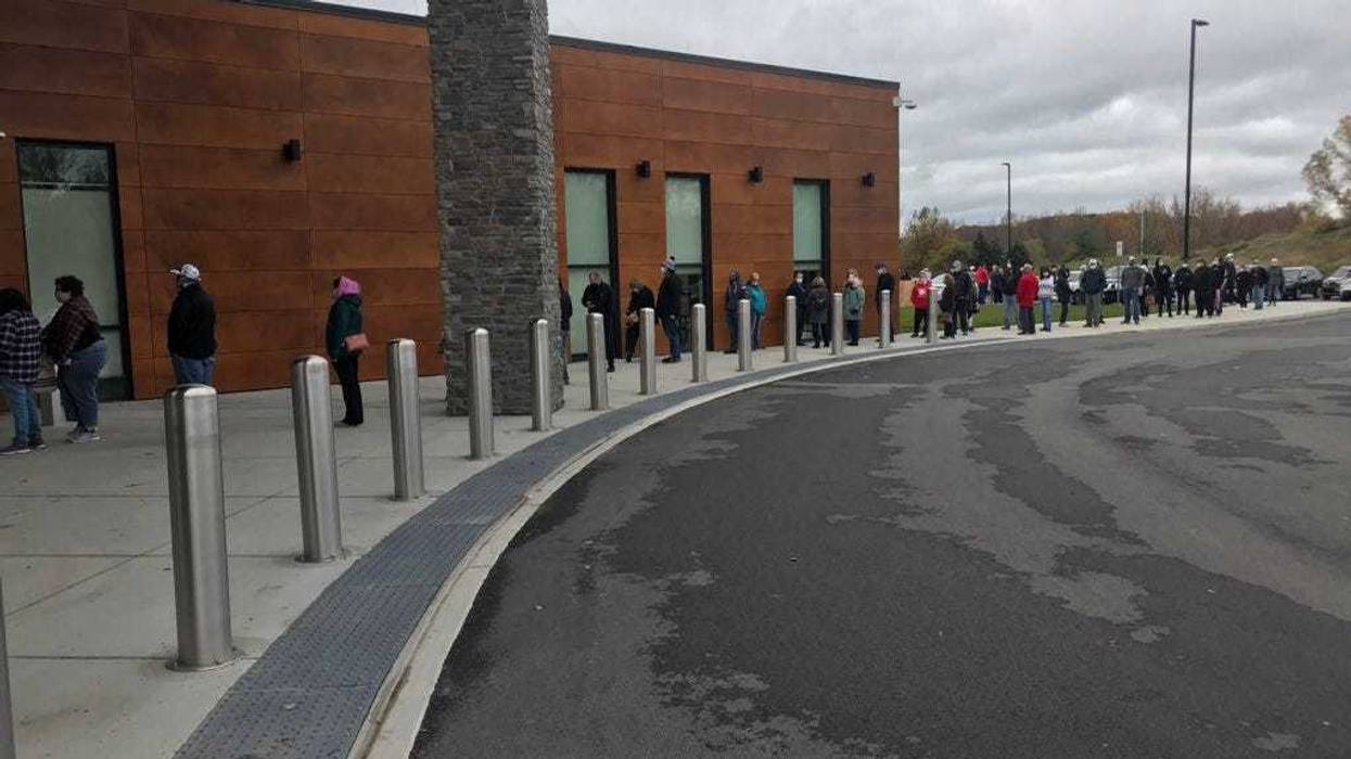 Unprecedented turnout by Erie County voters this year. Early voting is credited with fueling the surge.