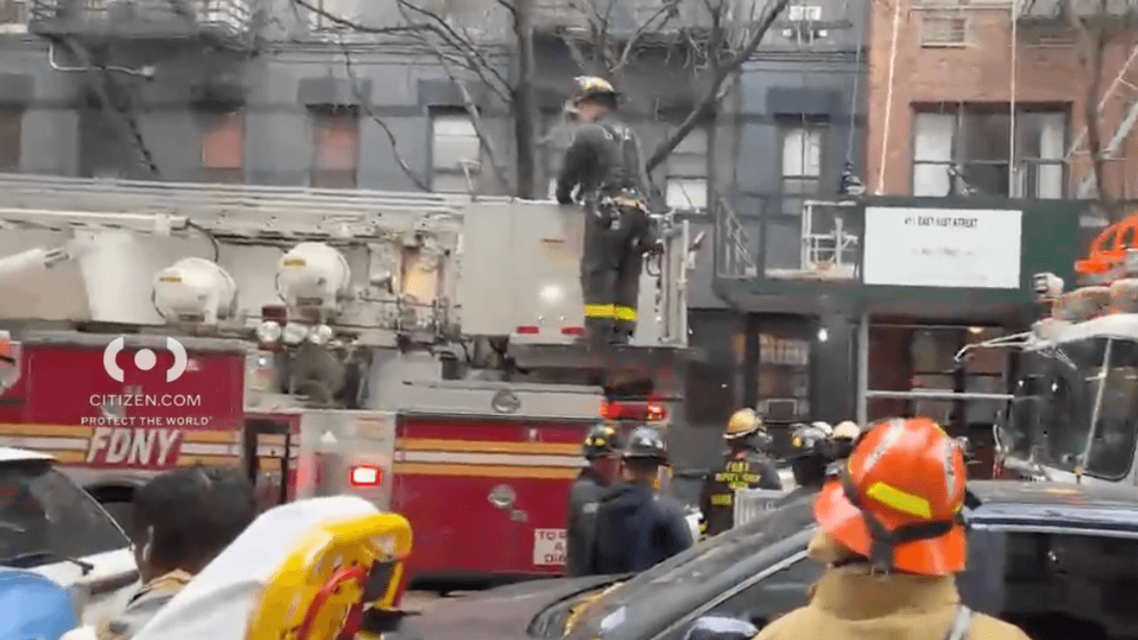 Upper East Side apartment fire leaves eight injured, one critically.