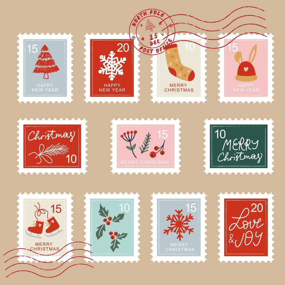 US. Christmas Stamps