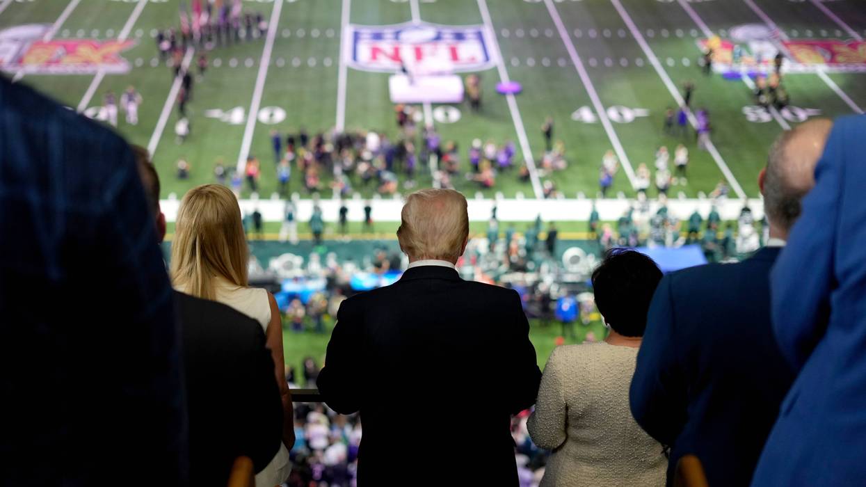 US Election 2 26 Trump Football 9 8