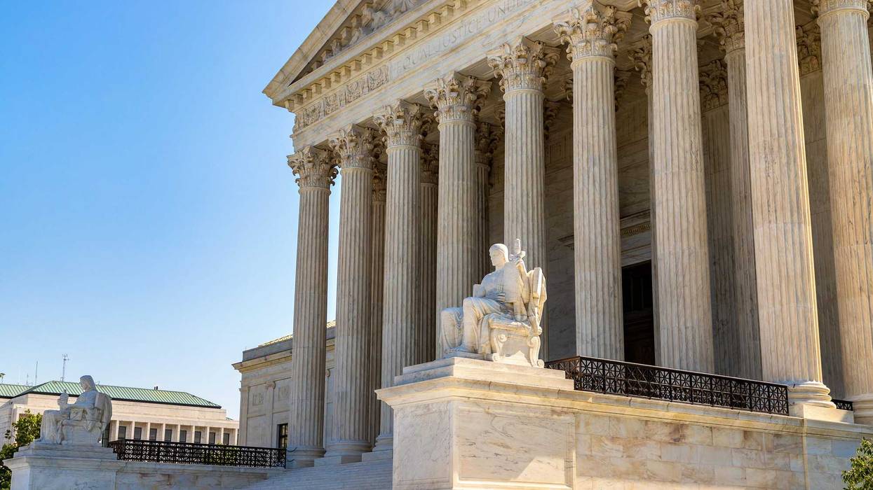 US Supreme Court building.