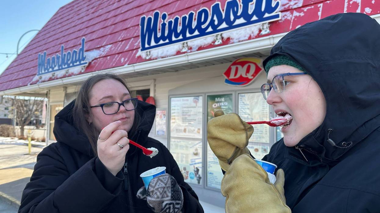 US Wintry Dairy Queen