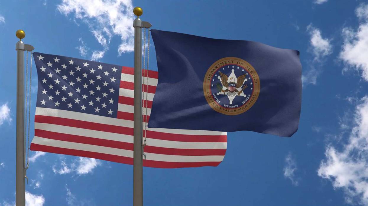 USA flag, Justice Department flag