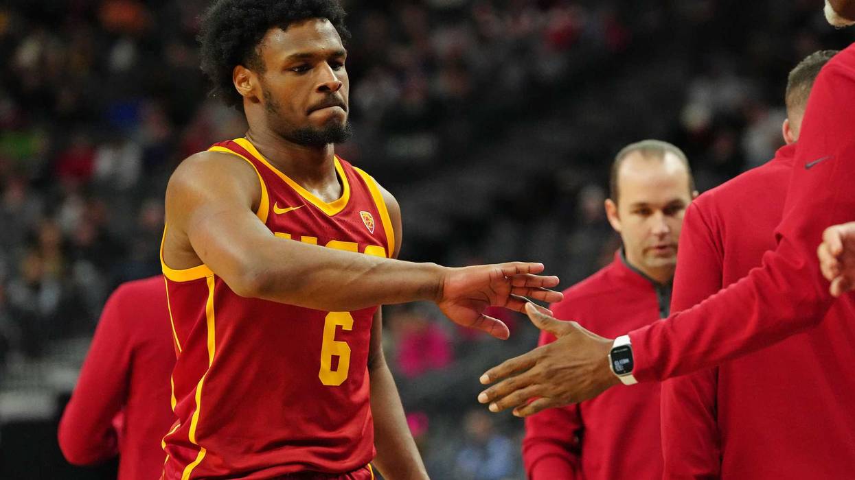 USC Trojans guard Bronny James