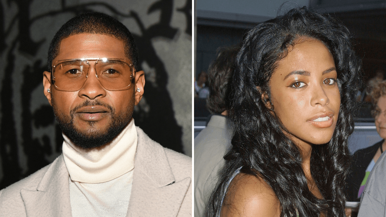 Usher and Aaliyah