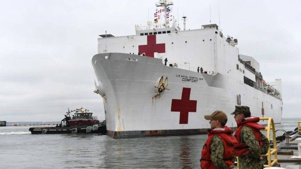 USNS Comfort (T-AH 20) returns to Naval Station Norfolk after a five month deployment.