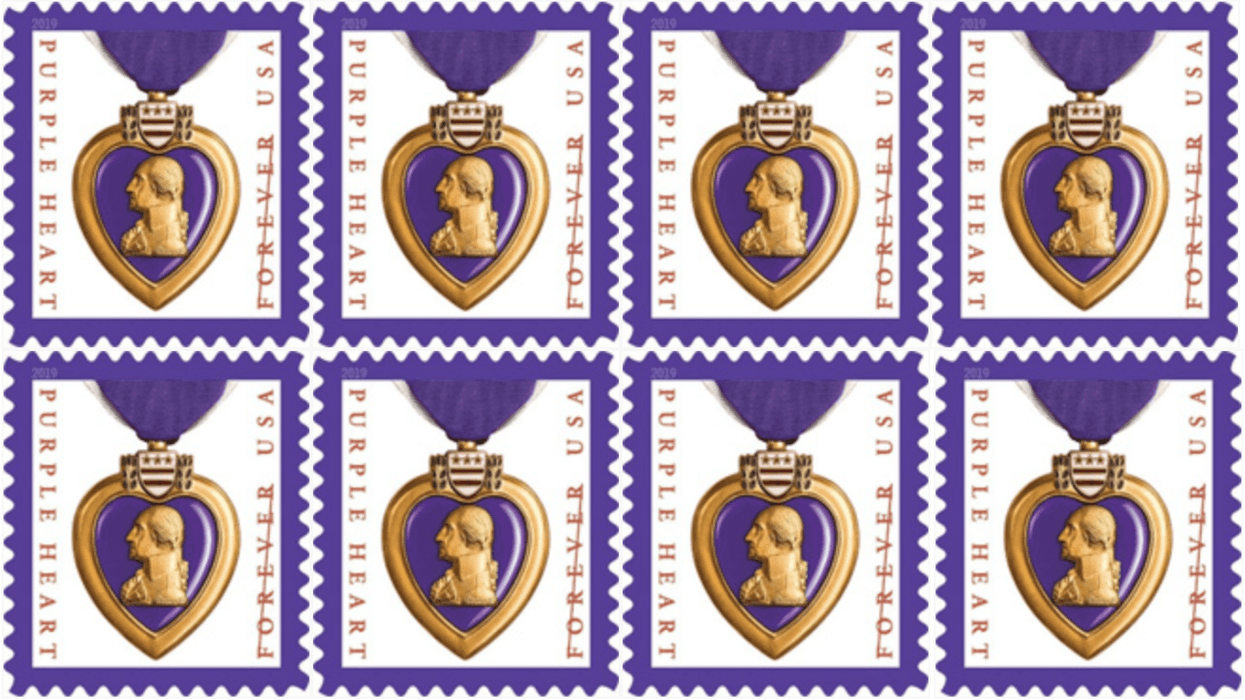 USPS Purple Heart Forever Stamp