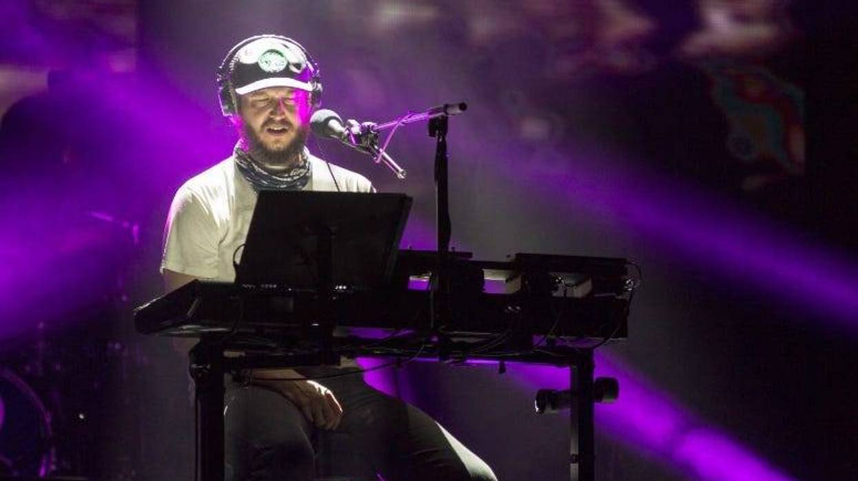 ustin Vernon of Bon Iver at Eaux Claires Music Festival on August 12, 2016, in Eau Claire, Wisconsin