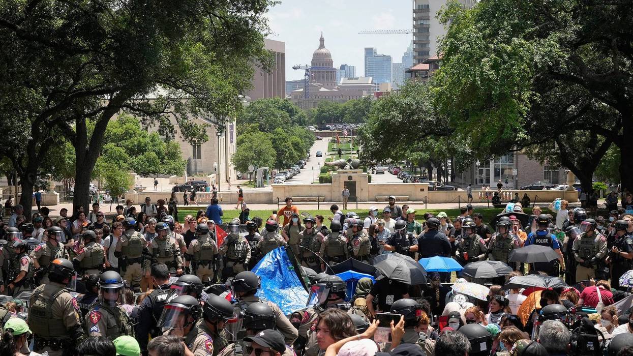 UT protest encampment