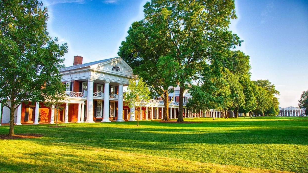 UVA Campus sunset