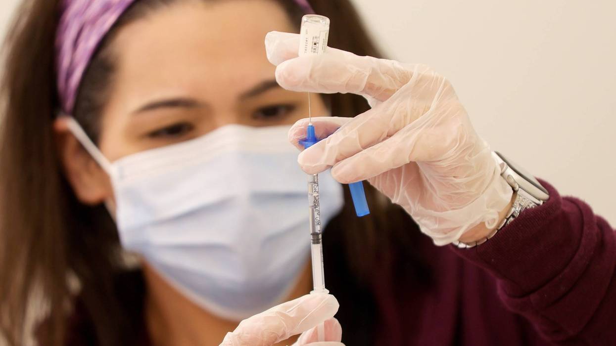 Vaccination clinic nurse