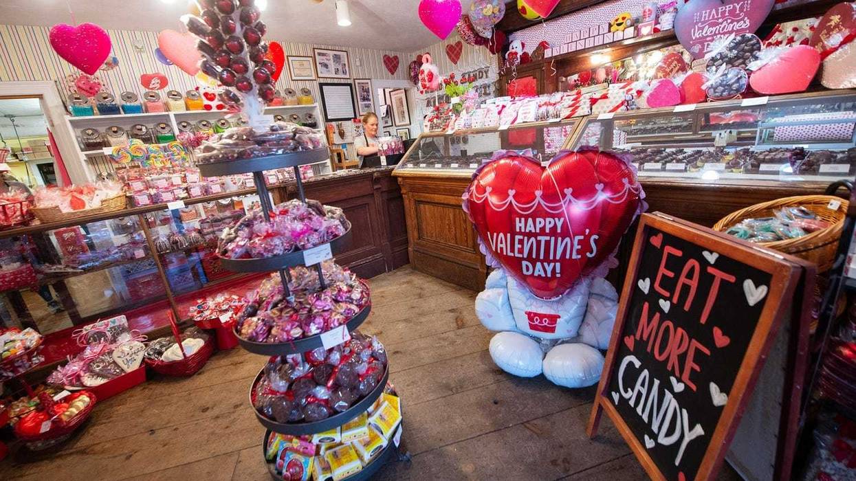 Valentine's Day shop