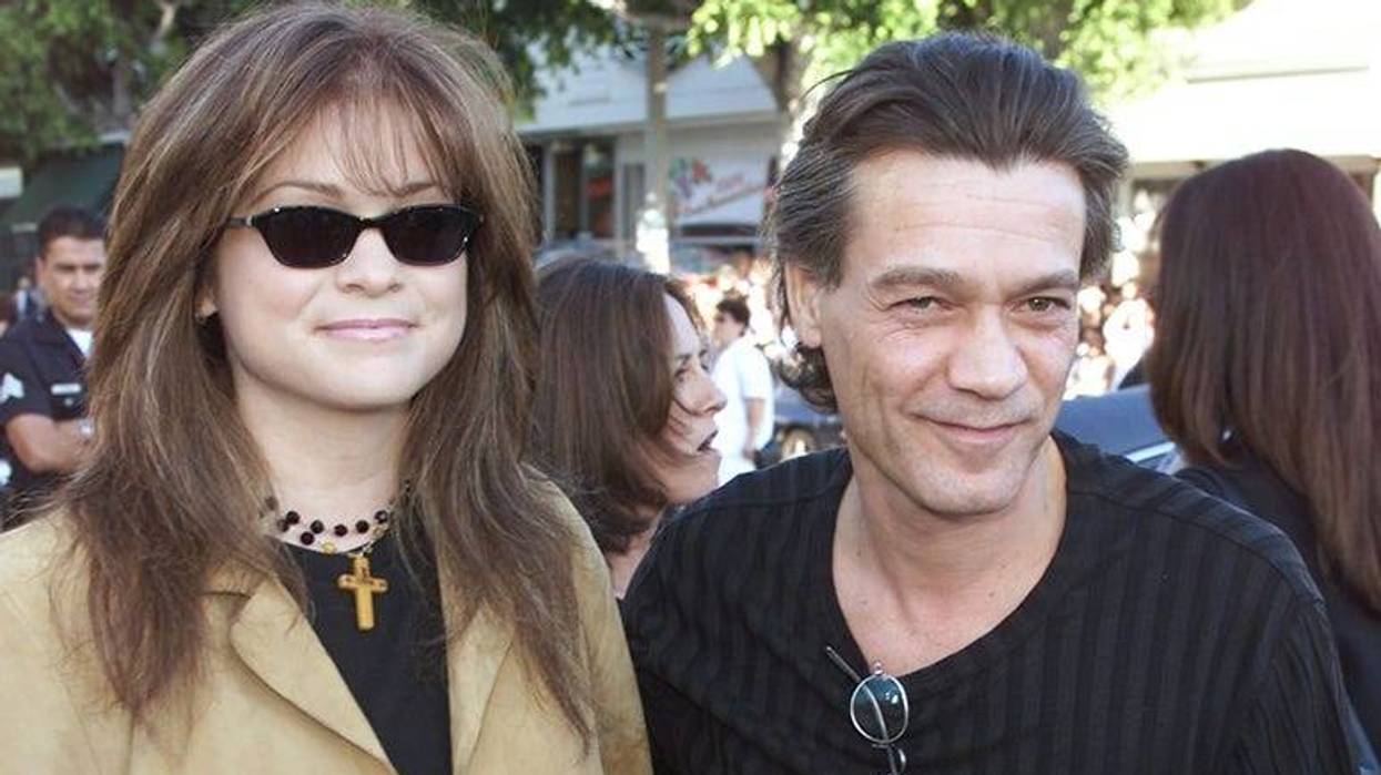 Valerie Bertinelli and Eddie Van Halen (2001)