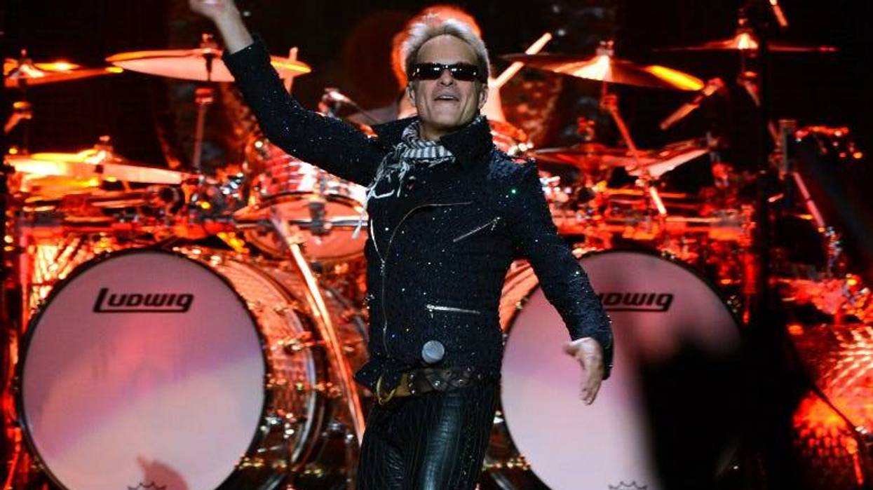 Van Halen, singer Dave Lee Roth performs as part of their 2012 North American tour at Staples Center