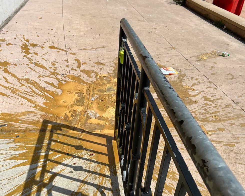 Vandalism at the MLK Park splash pad